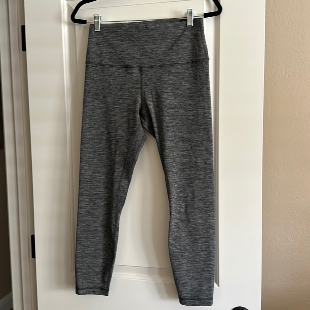Lululemon Align HR Pant 25” Heather grey color
